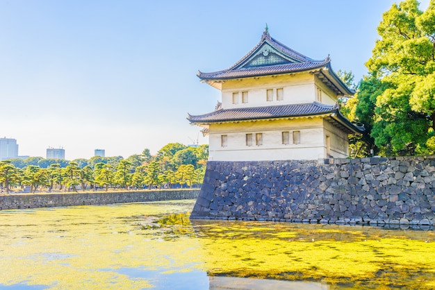 Foto gratuita palacio imperial en tokio japon