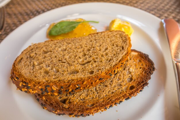 pan de banquetes servicio de almuerzo para hornear