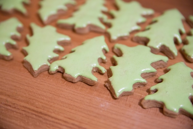 Foto gratuita pan de jengibre de navidad