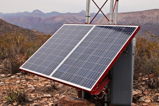 Un panel de energía solar.