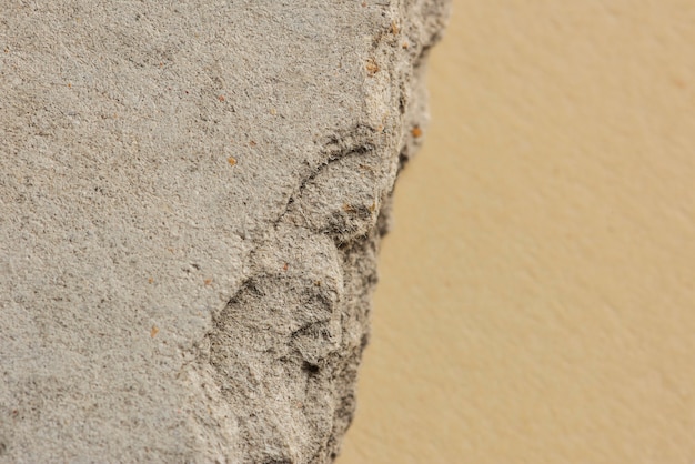 Panel de yeso beige con espacio de copia