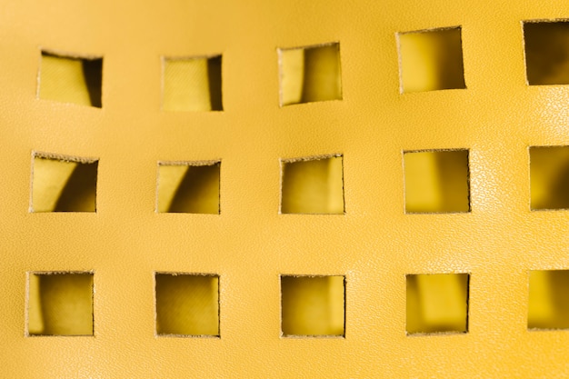 Foto gratuita paño de cuero amarillo abstracto de primer plano