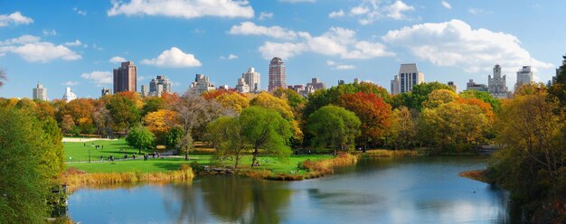 Panorama de Manhattan Central Park de Nueva York