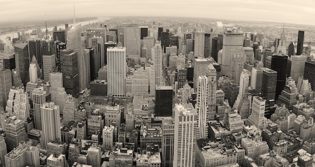 Foto gratuita panorama de manhattan de nueva york