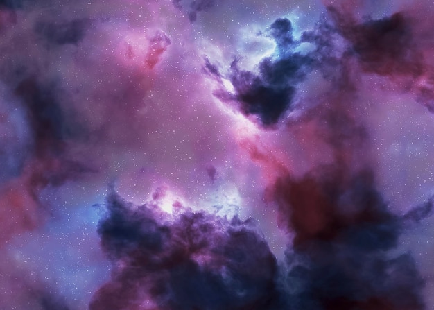 Panorama nocturno de la galaxia