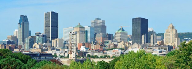 Panorama de la vista del día de Montreal