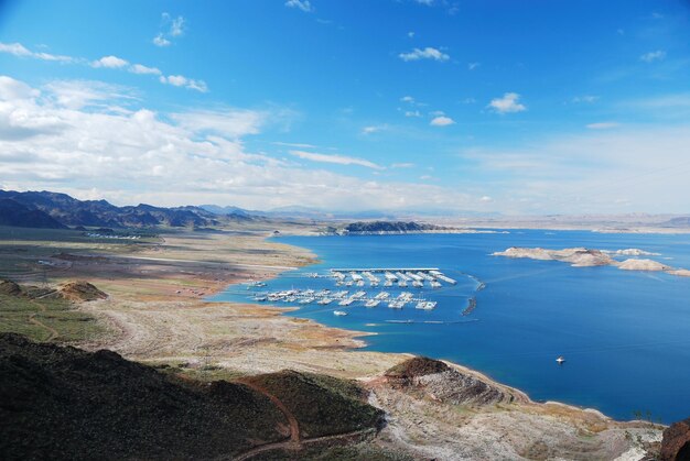 Panorámica del lago Mead