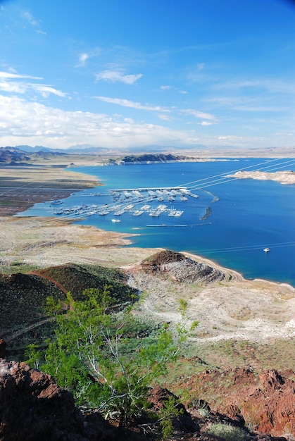 Panorámica del lago Mead