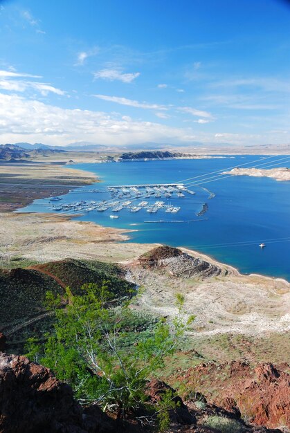 Panorámica del lago Mead