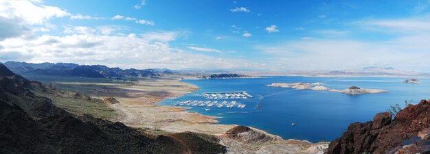 Panorámica del lago Mead