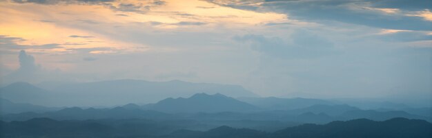 Panorámica de nubes