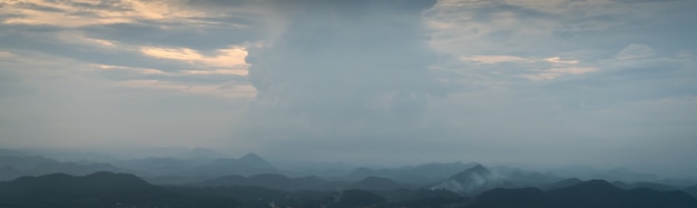 Panorámica de nubes