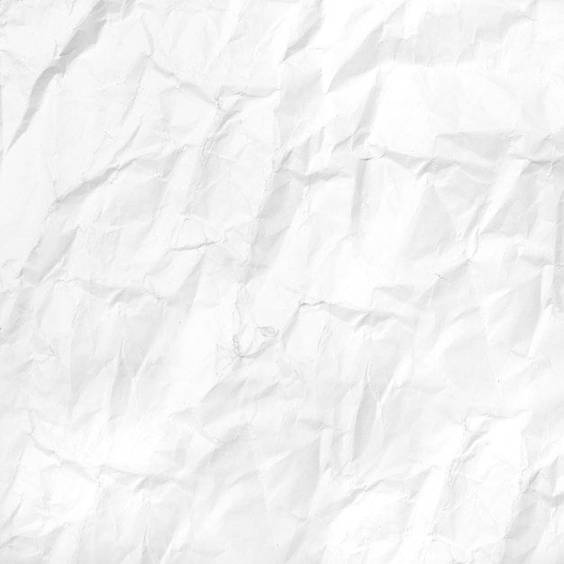 Papel blanco arrugado