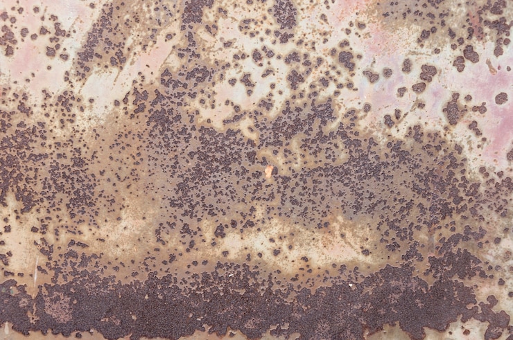 Foto gratuito papel decorativo remaches aluminio textura oro