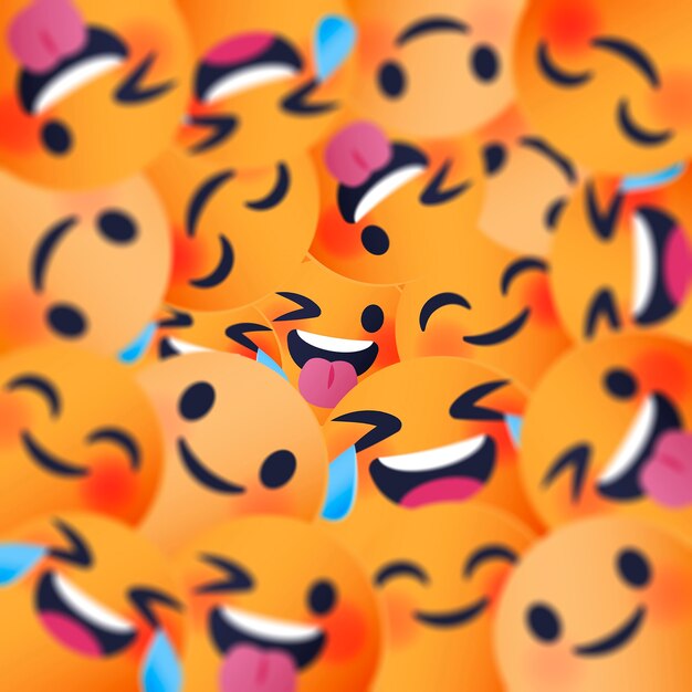 Papel de pared de optimismo con cara sonriente