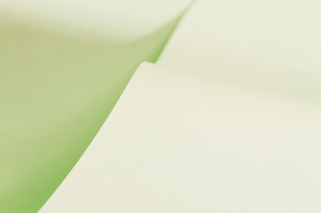 Papel rizado textura de página verde