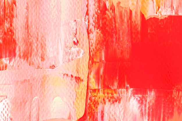 Papel tapiz de fondo rojo, textura de pintura acrílica
