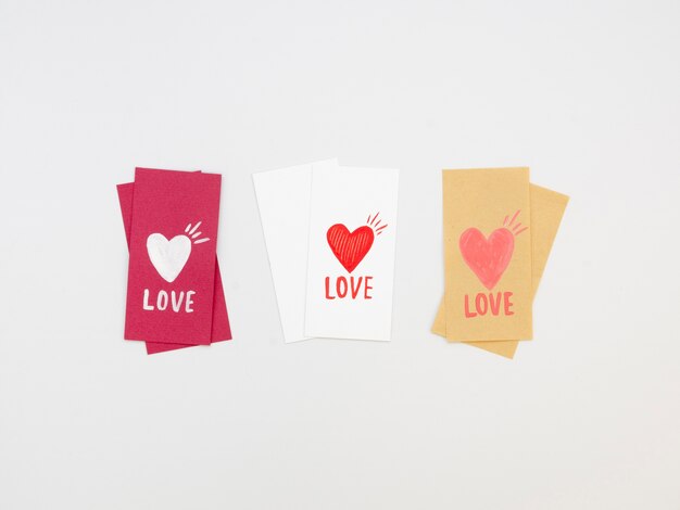 Paquete de etiquetas encantadoras de San Valentín