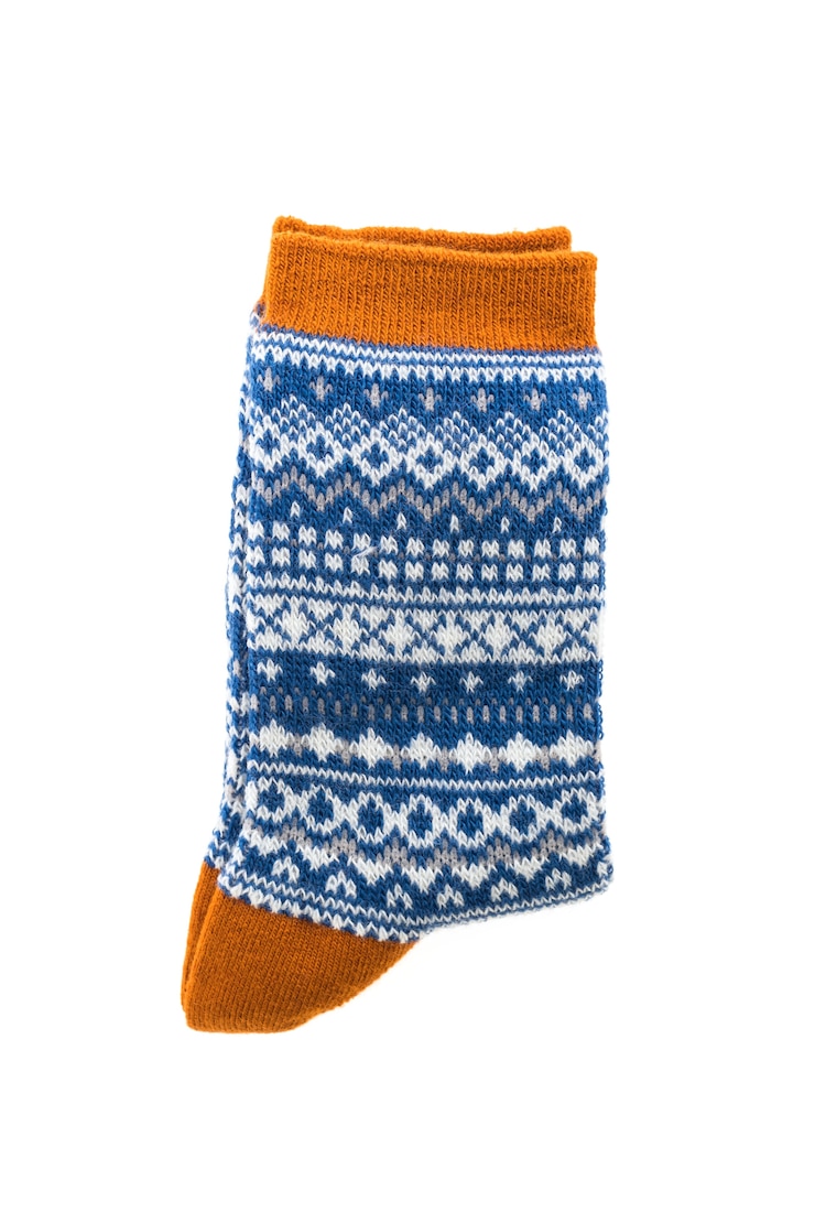 Foto gratuito par de calcetines de algodón para la ropa