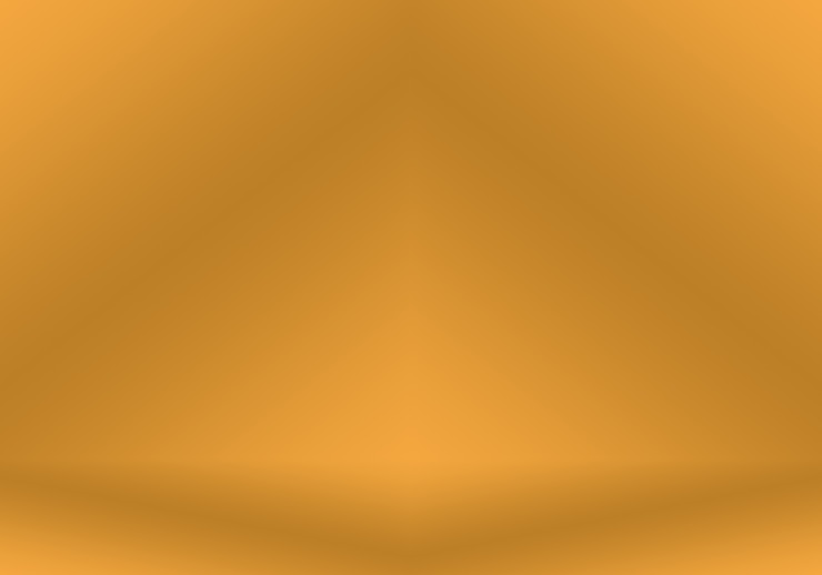 Foto gratuito pared de estudio degradado amarillo dorado de lujo bien utilizado como fondo diseño banner y presentación de producto...