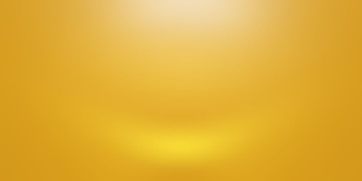 Foto gratuito pared de estudio degradado amarillo oro de lujo abstracto, bien uso como fondo, diseño, banner y presentación del producto.