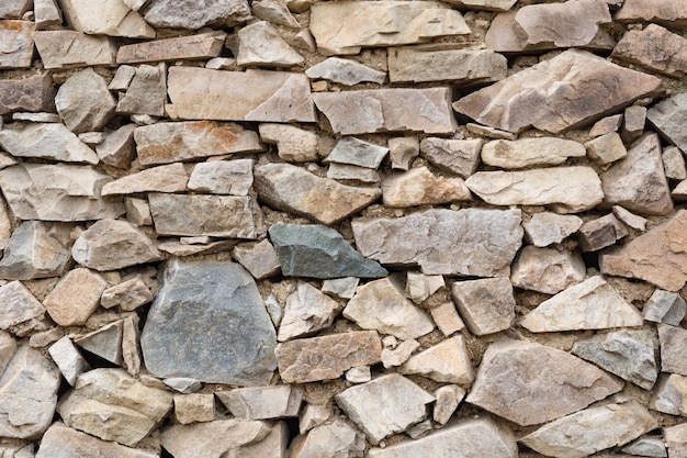 Pared hecha de piedras