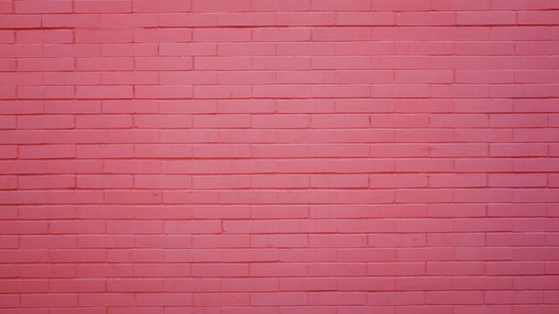 Pared de ladrillo rosa