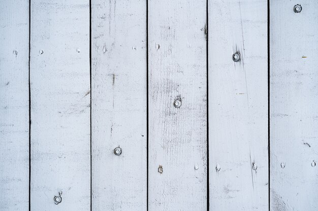 Pared de madera pintada de blanco para el fondo y la textura.