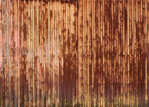 Foto gratuita pared de metal oxidada