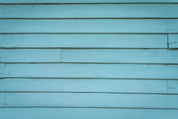 Pared de tablas de madera azul