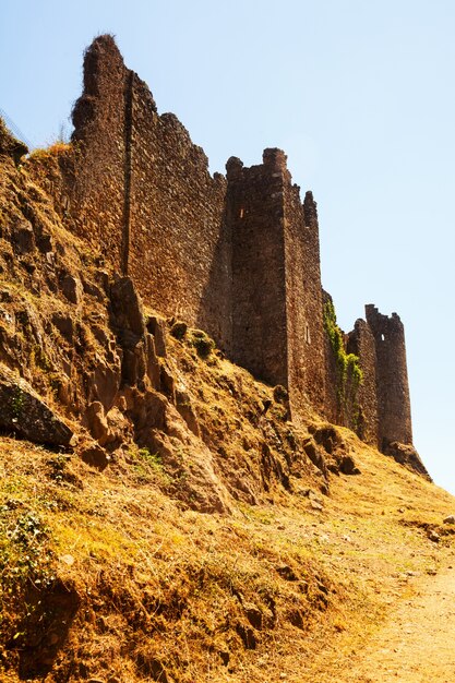 paredes del castillo medieval