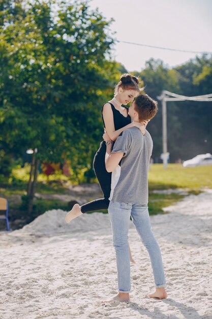 pareja enamorada