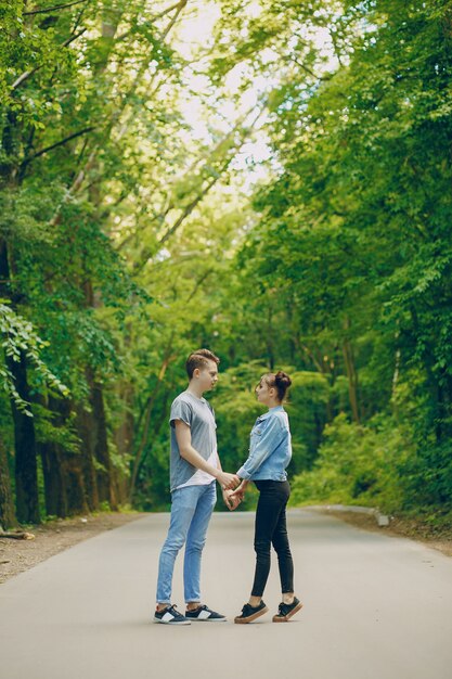 pareja enamorada