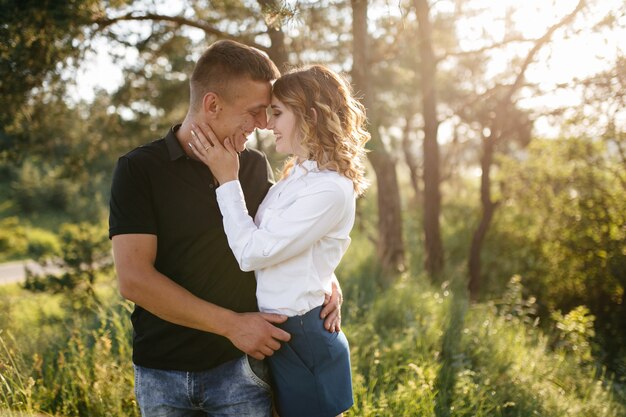 pareja enamorada