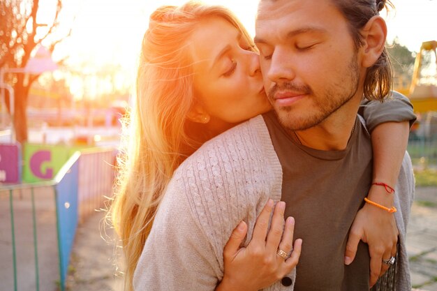 Pareja enamorada