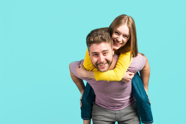 Pareja feliz