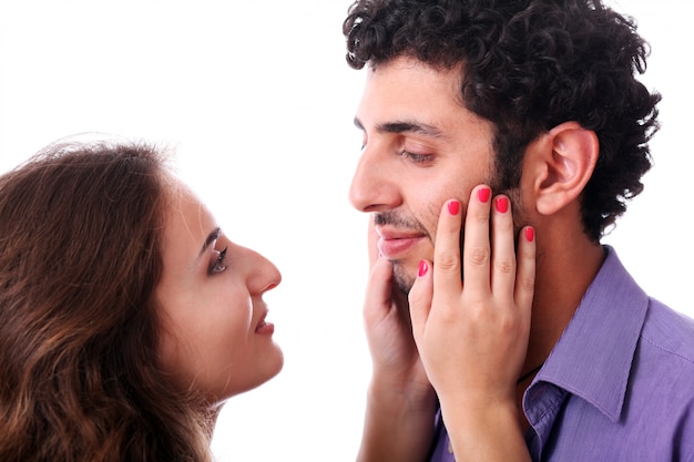 Pareja joven y feliz