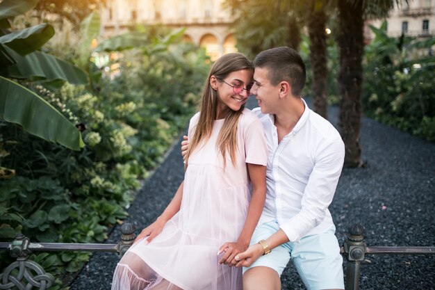 Pareja en luna de miel