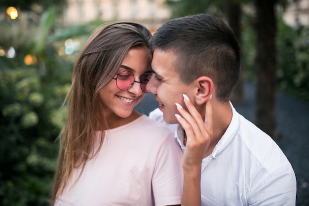 Pareja en luna de miel