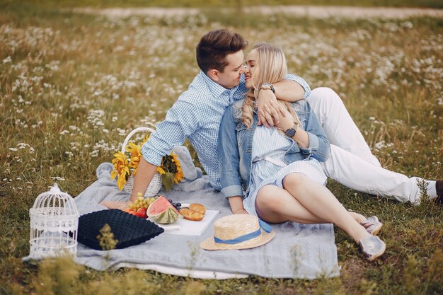 pareja en un parque