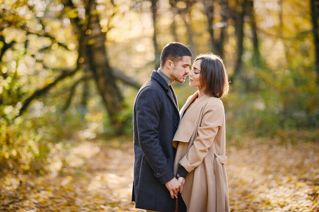 pareja en el parque