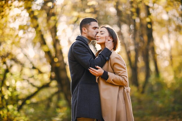 pareja en el parque