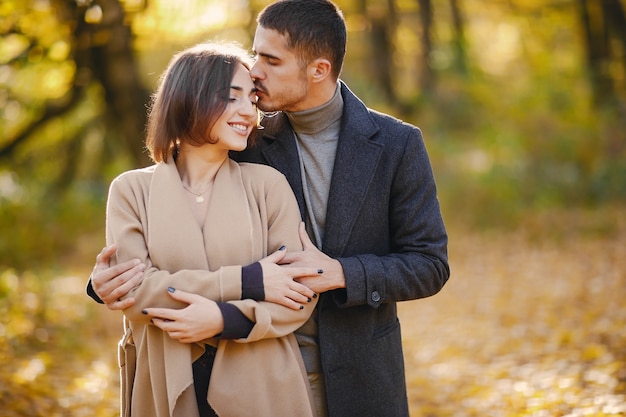 pareja en el parque