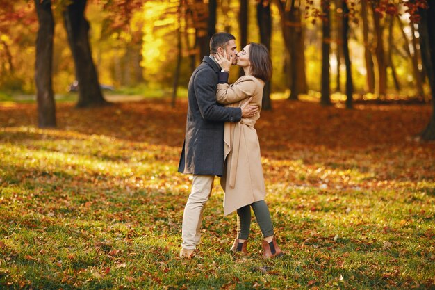 pareja en el parque