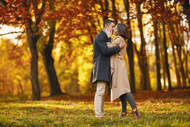 pareja en el parque