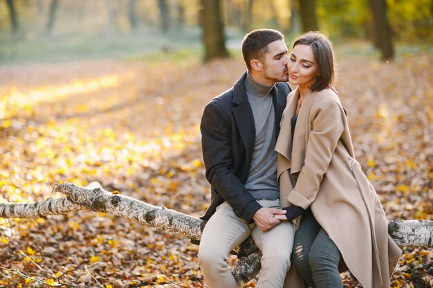 pareja en el parque