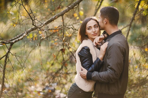 pareja en el parque