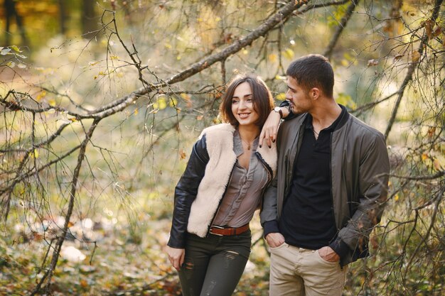 pareja en el parque