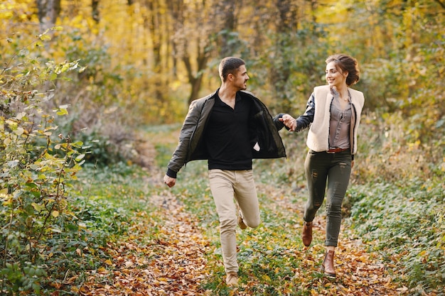 pareja en el parque