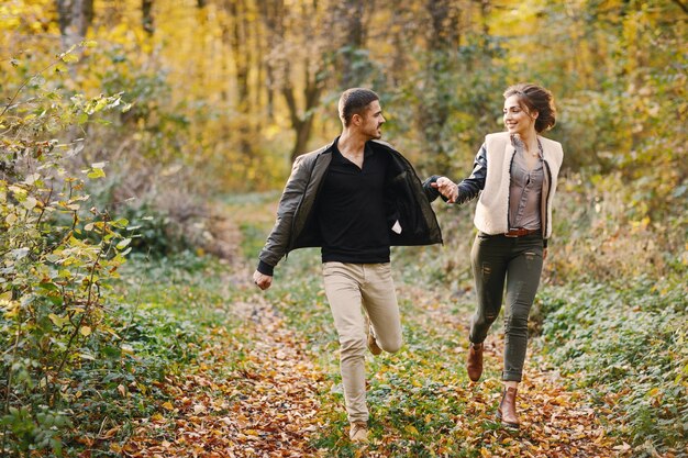 pareja en el parque